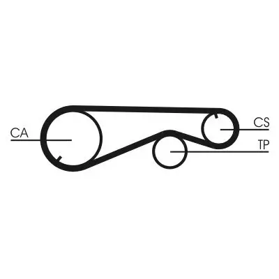Zahnriemen links CONTITECH CT673