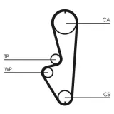 Zahnriemensatz CONTITECH CT765K1