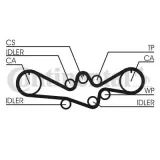 Zahnriemen CONTITECH CT792