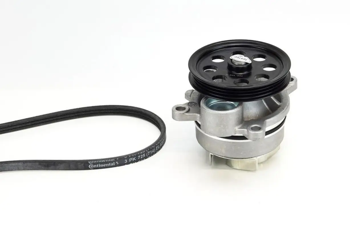 Wasserpumpe + Keilrippenriemensatz CONTITECH 3PK725 ELAST WP1