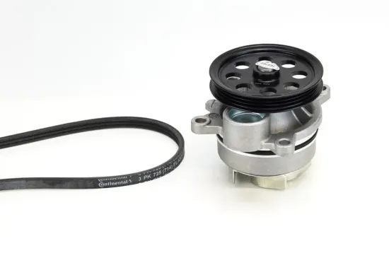 Wasserpumpe + Keilrippenriemensatz CONTITECH 3PK725 ELAST WP1 Bild Wasserpumpe + Keilrippenriemensatz CONTITECH 3PK725 ELAST WP1