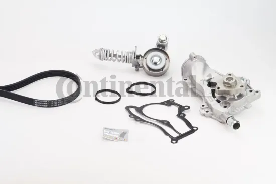 Wasserpumpe + Keilrippenriemensatz CONTITECH 5PK1207WP2 Bild Wasserpumpe + Keilrippenriemensatz CONTITECH 5PK1207WP2