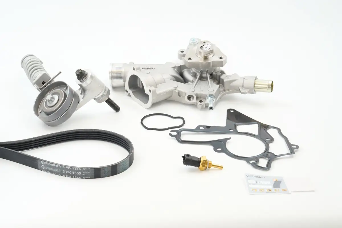 Wasserpumpe + Keilrippenriemensatz CONTITECH 5PK1355WP2
