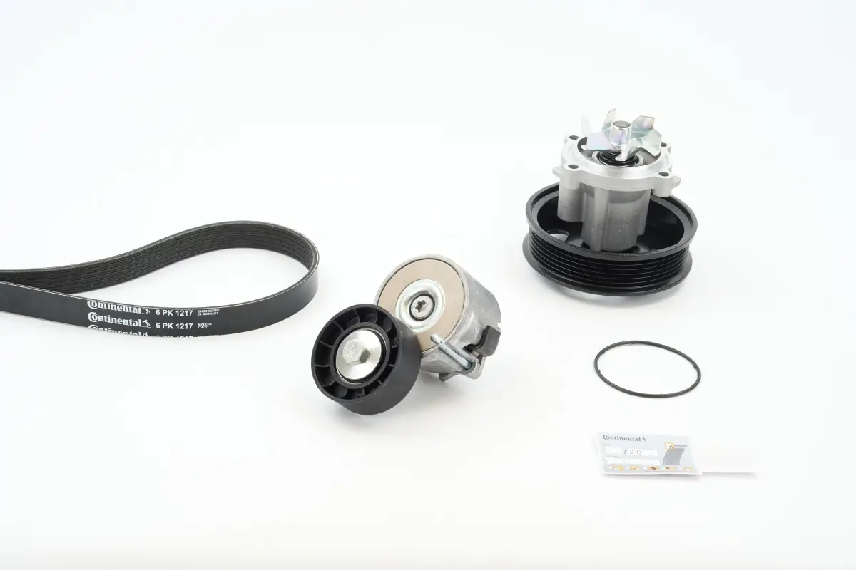 Wasserpumpe + Keilrippenriemensatz CONTITECH 6PK1217WP1