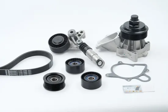 Wasserpumpe + Keilrippenriemensatz CONTITECH 6PK2490WP1 Bild Wasserpumpe + Keilrippenriemensatz CONTITECH 6PK2490WP1