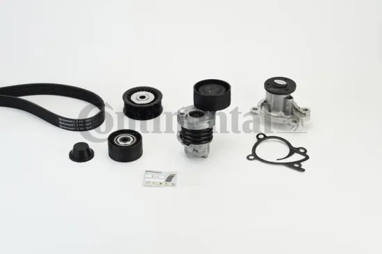 Wasserpumpe + Keilrippenriemensatz CONTITECH 7PK1605WP1 Bild Wasserpumpe + Keilrippenriemensatz CONTITECH 7PK1605WP1