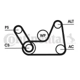 Keilrippenriemensatz CONTITECH 6PK1019 ELAST T1