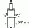 Stoßdämpfer Vorderachse rechts SACHS 313 681 Bild Stoßdämpfer Vorderachse rechts SACHS 313 681