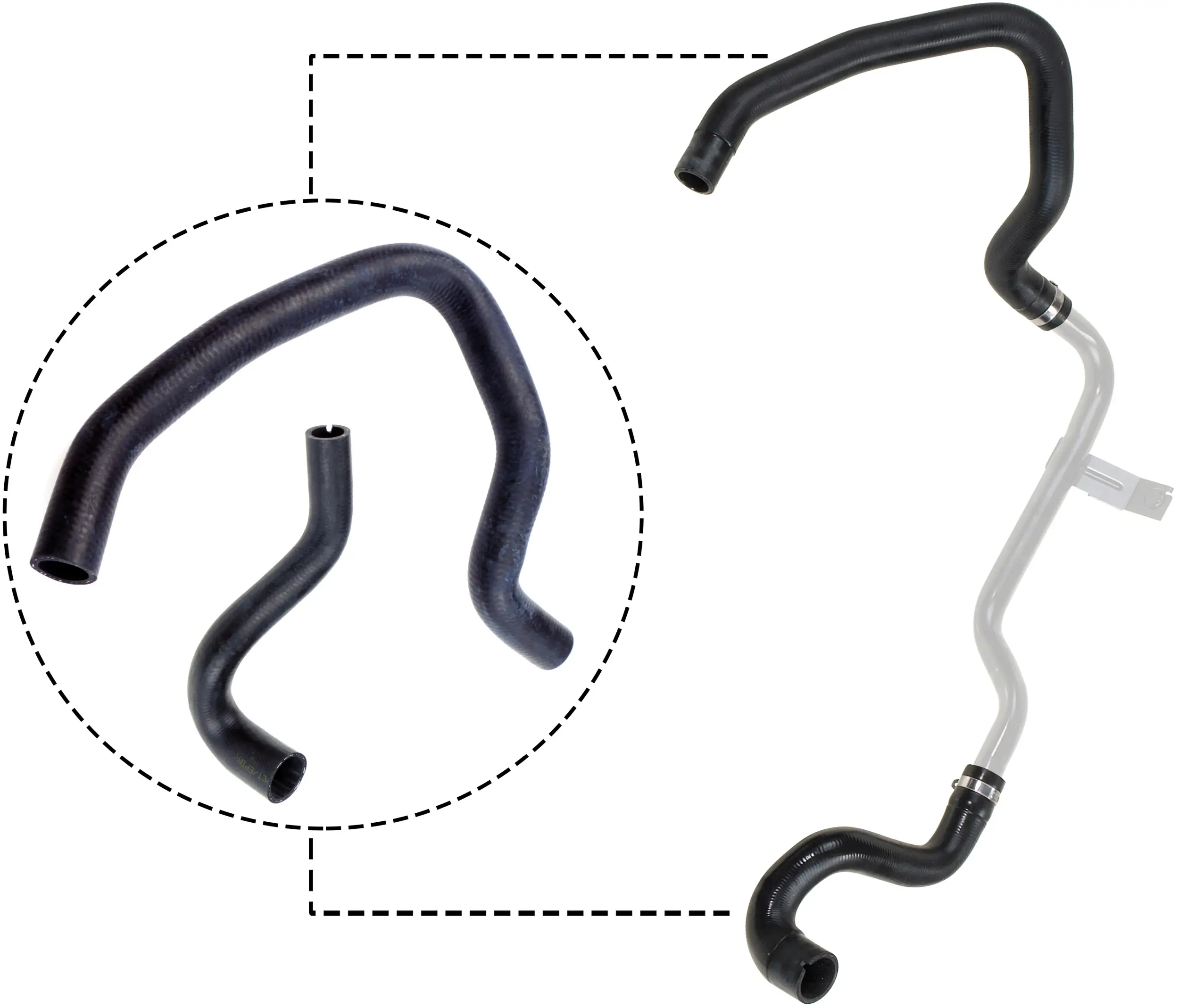 Kühlerschlauch unten GATES 05-2684