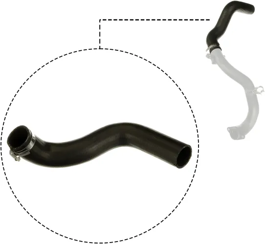 Ladeluftschlauch GATES 09-1679 Bild Ladeluftschlauch GATES 09-1679