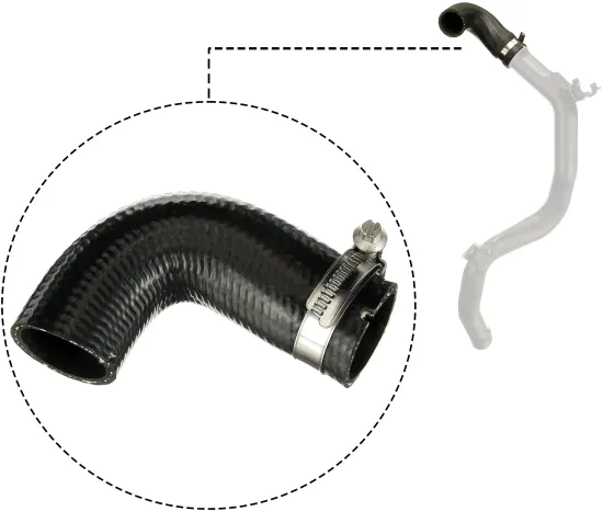 Ladeluftschlauch GATES 09-1687 Bild Ladeluftschlauch GATES 09-1687