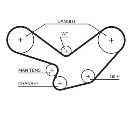 Zahnriemen GATES 5098XS Bild Zahnriemen GATES 5098XS