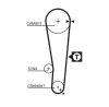 Zahnriemensatz GATES K015386XS Bild Zahnriemensatz GATES K015386XS