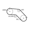 Zahnriemensatz GATES K035309XS Bild Zahnriemensatz GATES K035309XS