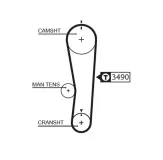 Zahnriemen GATES 5637XS