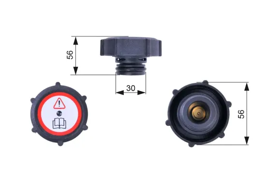 Verschlussdeckel, Kühlmittelbehälter GATES RC243 Bild Verschlussdeckel, Kühlmittelbehälter GATES RC243