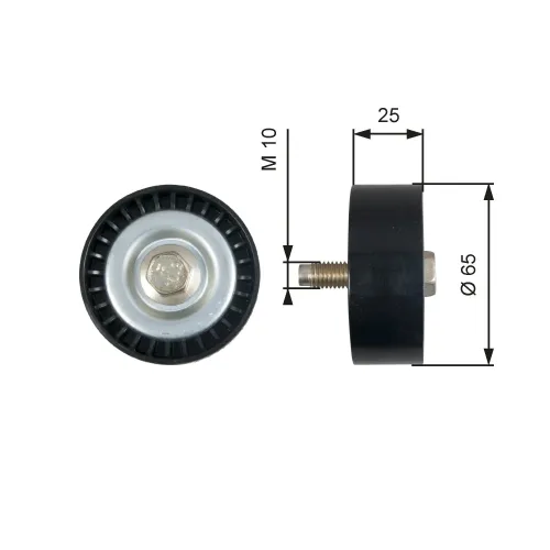 Umlenk-/Führungsrolle, Keilrippenriemen GATES T36322 Bild Umlenk-/Führungsrolle, Keilrippenriemen GATES T36322