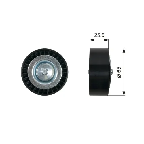 Umlenk-/Führungsrolle, Keilrippenriemen GATES T36454 Bild Umlenk-/Führungsrolle, Keilrippenriemen GATES T36454