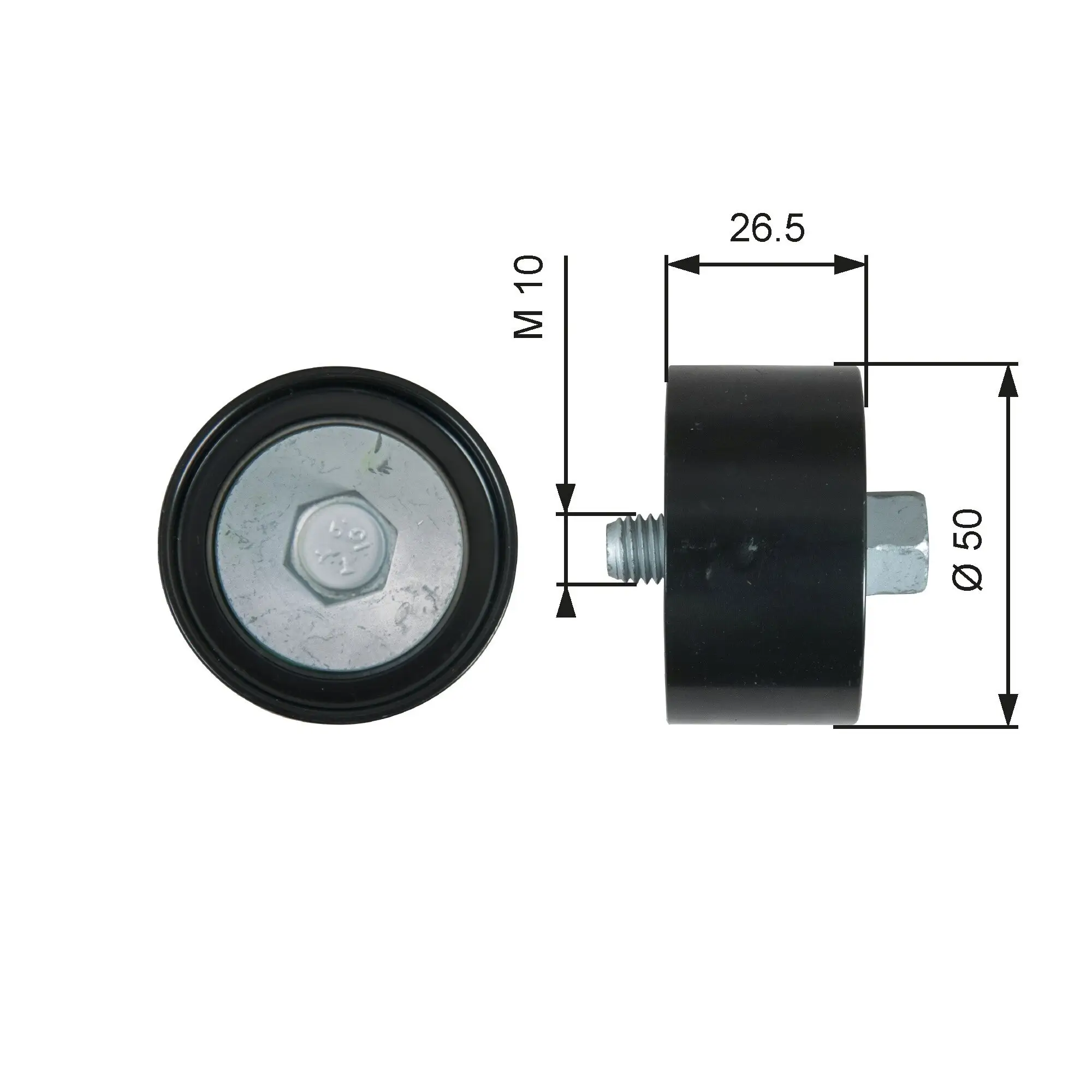 Umlenk-/Führungsrolle, Keilrippenriemen GATES T36537