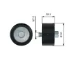 Umlenk-/Führungsrolle, Keilrippenriemen GATES T36537