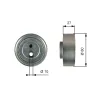 Umlenk-/F&uuml;hrungsrolle, Keilrippenriemen GATES T36755