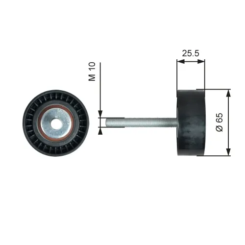 Umlenk-/Führungsrolle, Keilrippenriemen GATES T36772 Bild Umlenk-/Führungsrolle, Keilrippenriemen GATES T36772