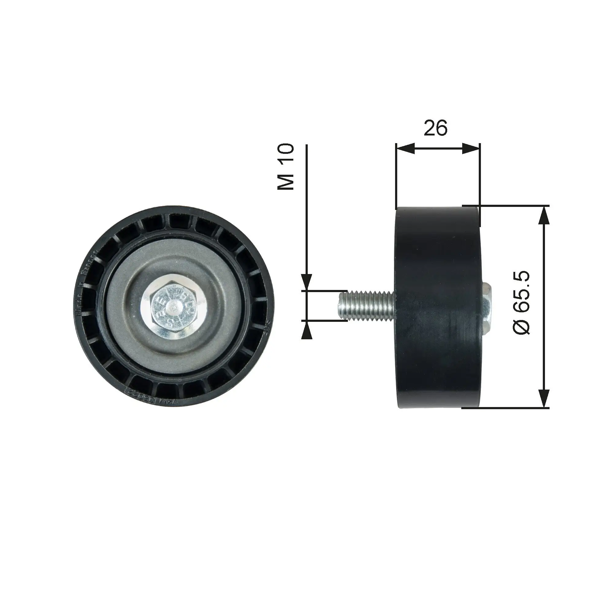 Umlenk-/Führungsrolle, Keilrippenriemen GATES T36775