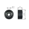 Umlenk-/Führungsrolle, Keilrippenriemen GATES T38028