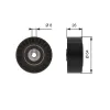 Umlenk-/Führungsrolle, Keilrippenriemen GATES T38094