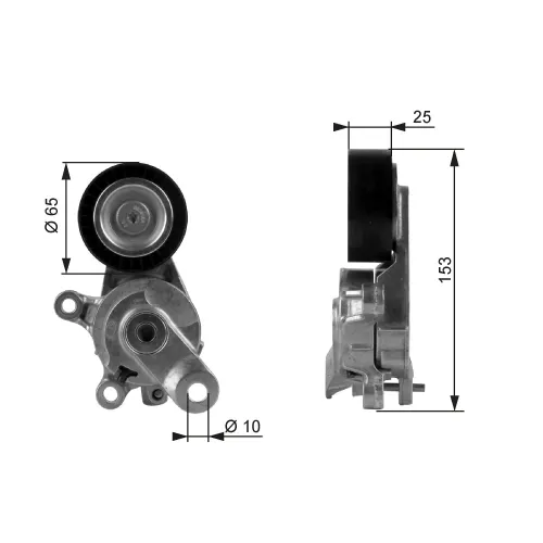 Riemenspanner, Keilrippenriemen GATES T38209 Bild Riemenspanner, Keilrippenriemen GATES T38209