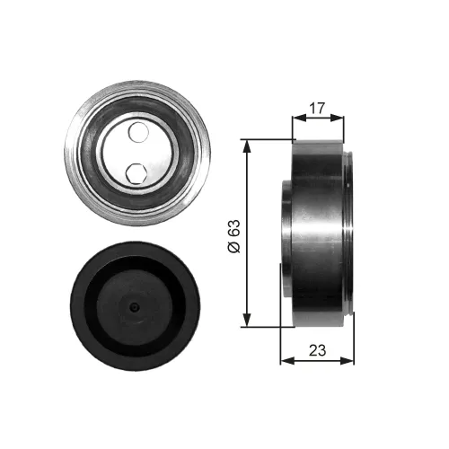 Spannrolle, Keilrippenriemen GATES T38228 Bild Spannrolle, Keilrippenriemen GATES T38228