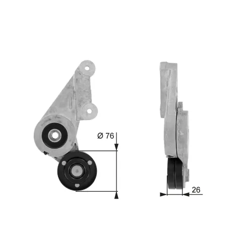 Riemenspanner, Keilrippenriemen GATES T38304 Bild Riemenspanner, Keilrippenriemen GATES T38304