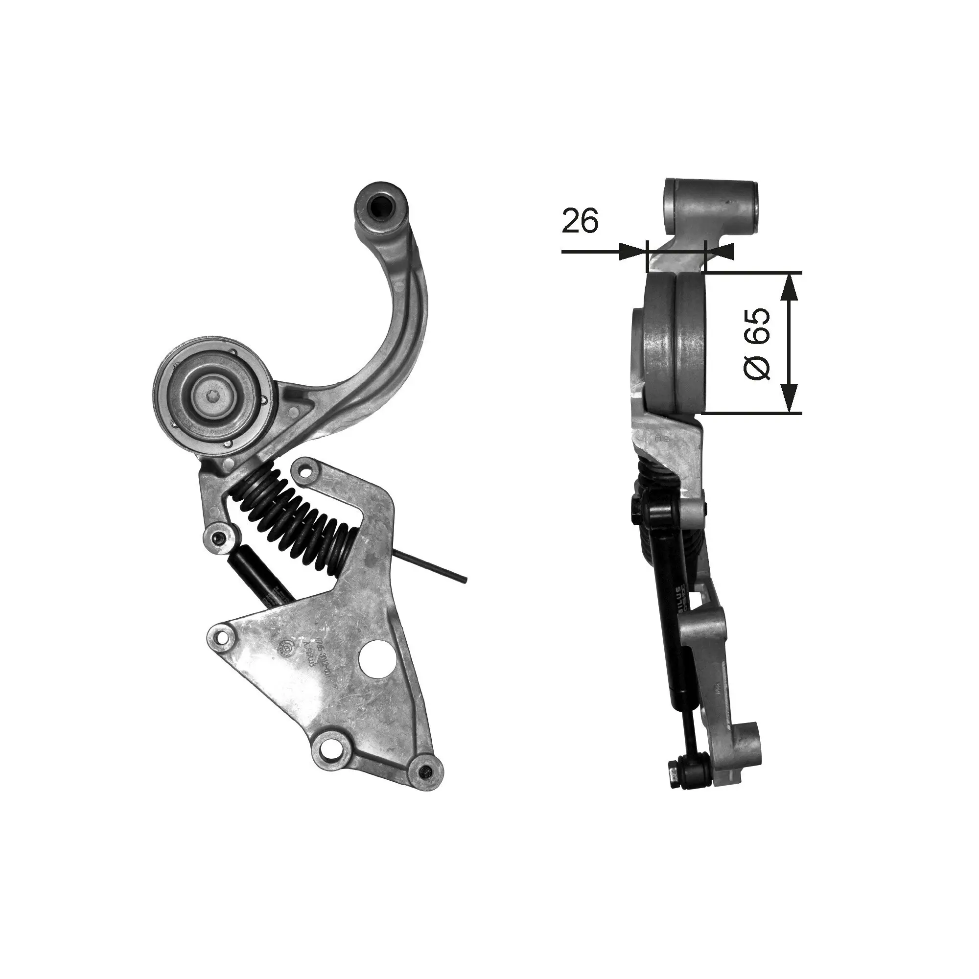 Riemenspanner, Keilrippenriemen GATES T38404