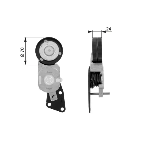 Riemenspanner, Keilrippenriemen GATES T38426 Bild Riemenspanner, Keilrippenriemen GATES T38426