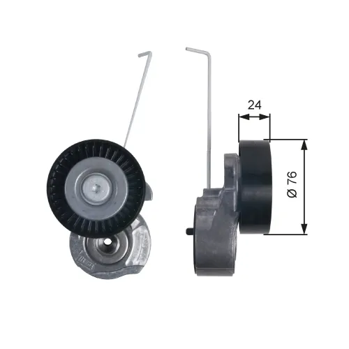 Riemenspanner, Keilrippenriemen GATES T38495 Bild Riemenspanner, Keilrippenriemen GATES T38495