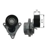 Riemenspanner, Keilrippenriemen GATES T39171