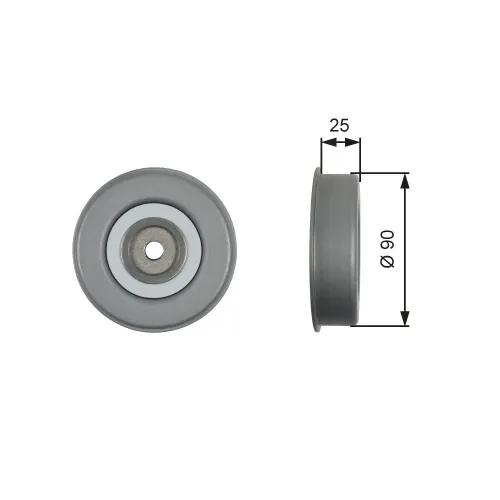 Spannrolle, Keilrippenriemen GATES T39245 Bild Spannrolle, Keilrippenriemen GATES T39245