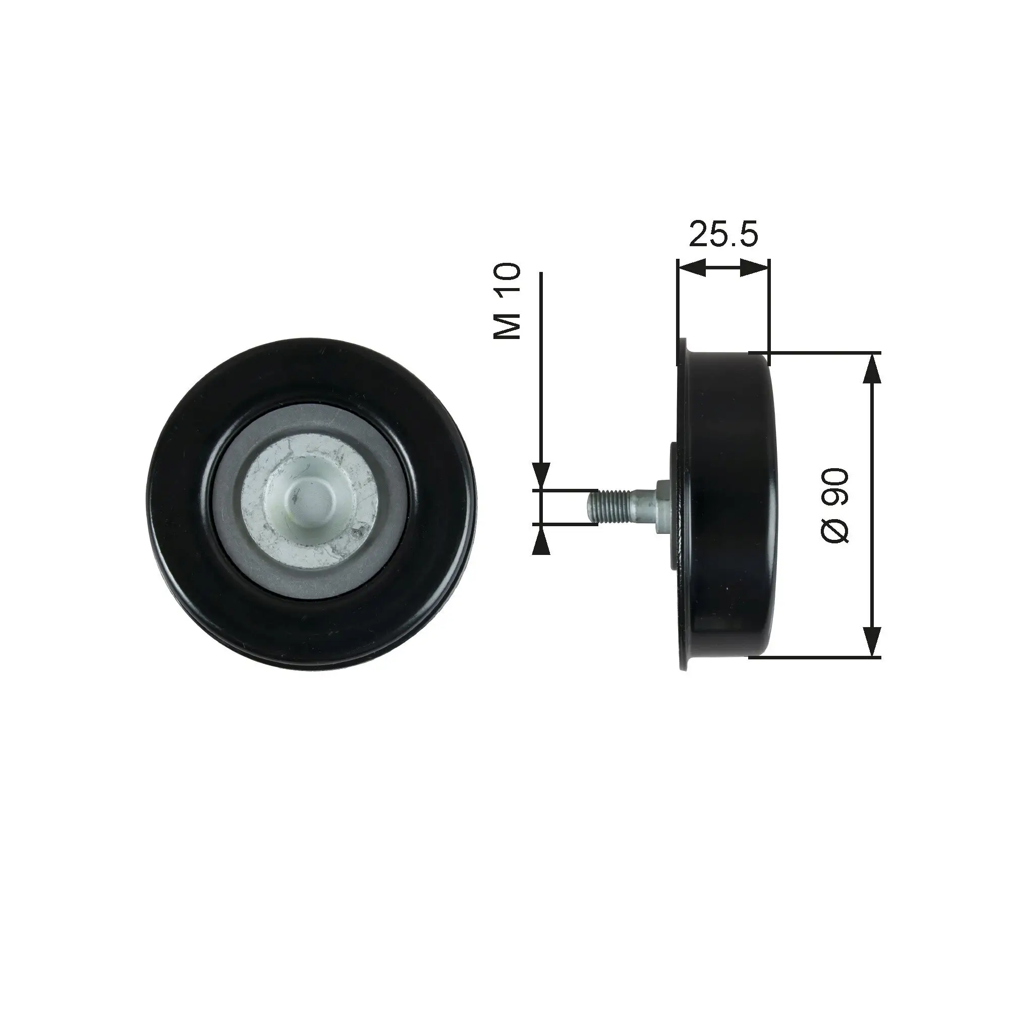 Spannrolle, Keilrippenriemen GATES T39362