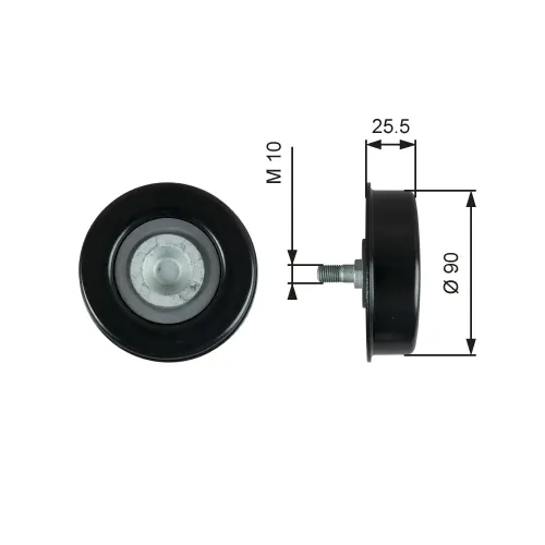 Spannrolle, Keilrippenriemen GATES T39362 Bild Spannrolle, Keilrippenriemen GATES T39362