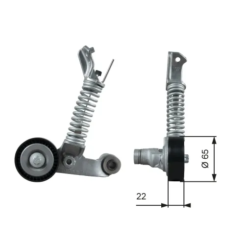 Riemenspanner, Keilrippenriemen GATES T39373 Bild Riemenspanner, Keilrippenriemen GATES T39373