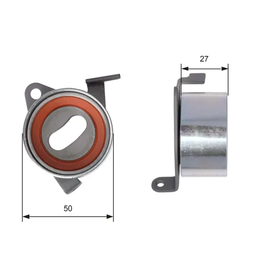 Spannrolle, Zahnriemen GATES T41004 Bild Spannrolle, Zahnriemen GATES T41004