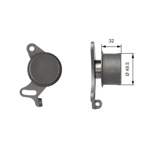 Spannrolle, Zahnriemen GATES T41083 Bild Spannrolle, Zahnriemen GATES T41083