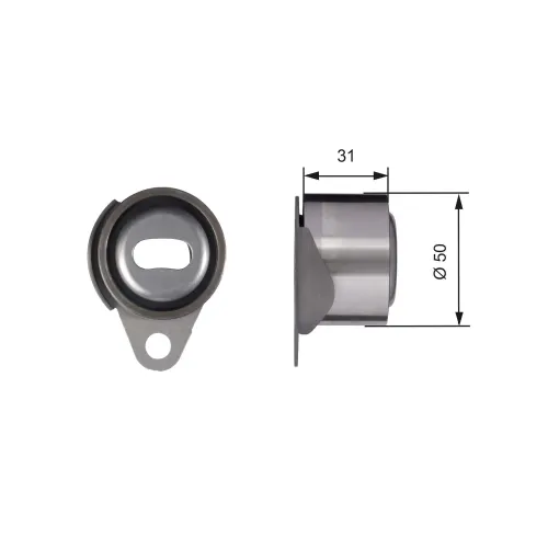 Spannrolle, Zahnriemen GATES T41157 Bild Spannrolle, Zahnriemen GATES T41157