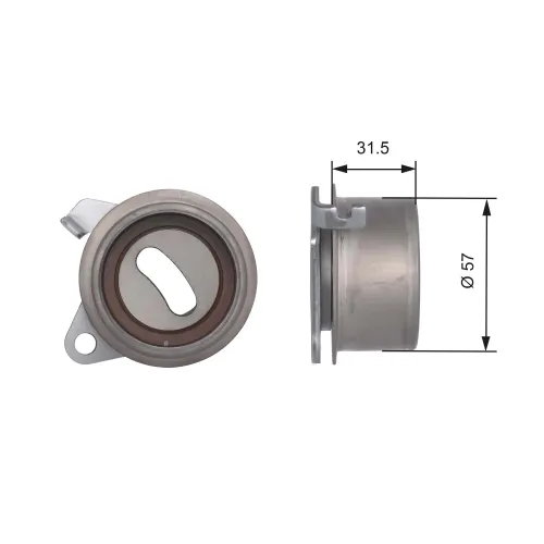 Spannrolle, Zahnriemen GATES T41244 Bild Spannrolle, Zahnriemen GATES T41244