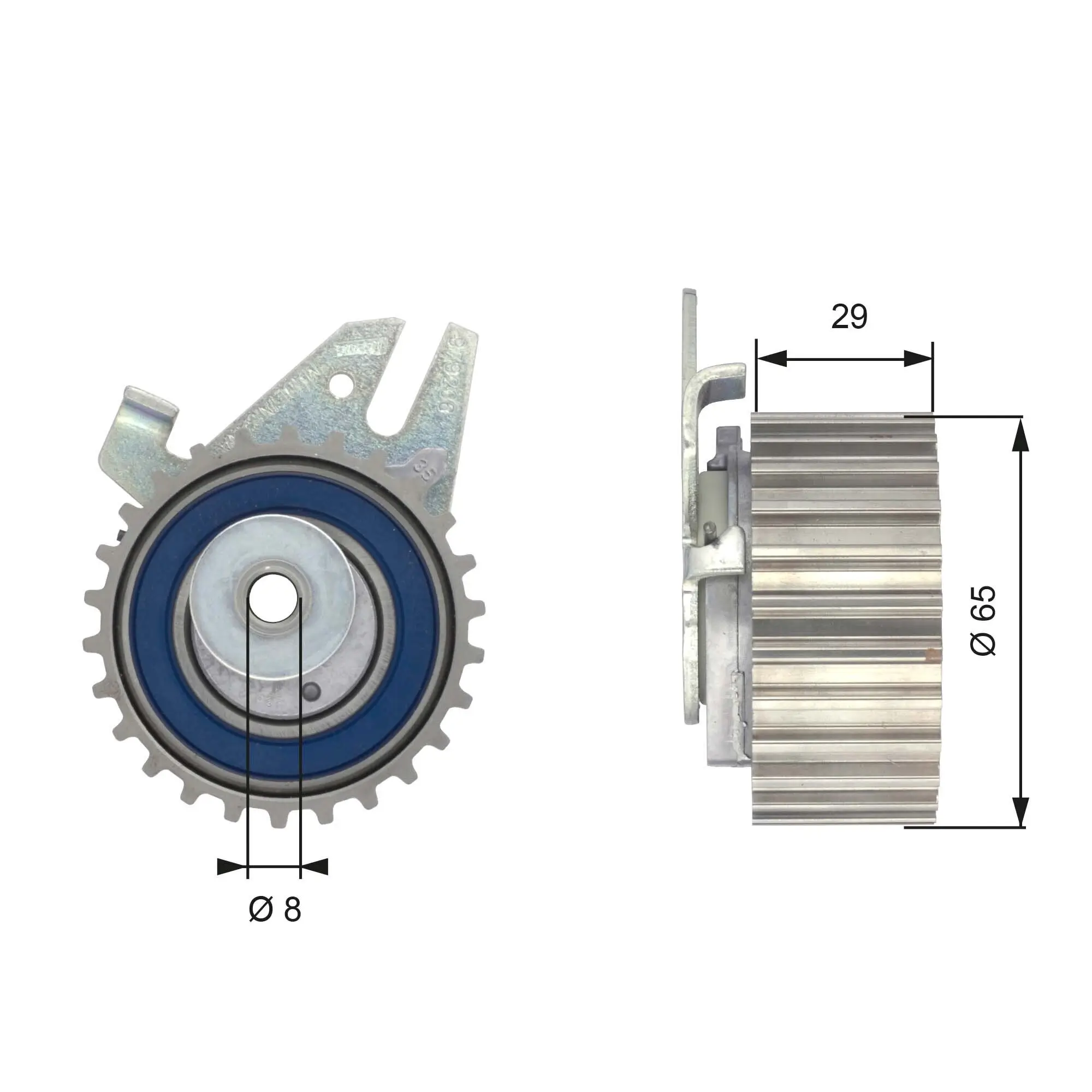 Spannrolle, Zahnriemen GATES T43043