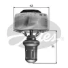 Thermostat, Kühlmittel GATES TH01489