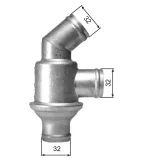 Thermostat, Kühlmittel GATES TH01782