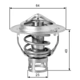 Thermostat, Kühlmittel GATES TH04077