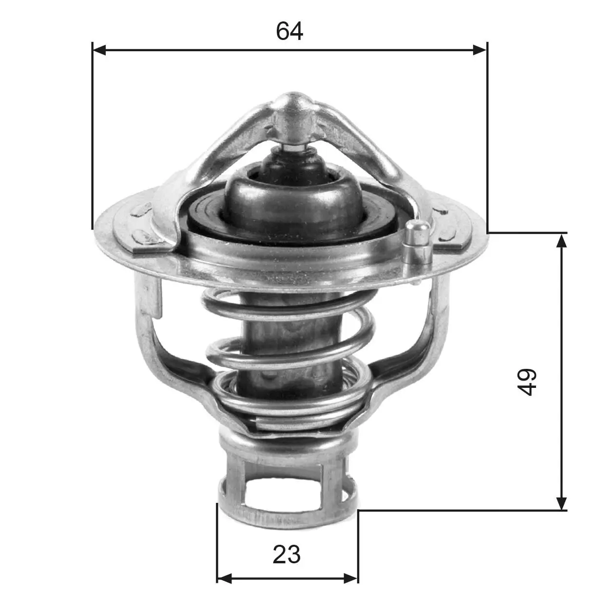 Thermostat, Kühlmittel GATES TH04082