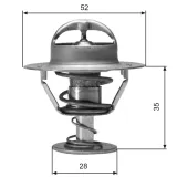 Thermostat, Kühlmittel GATES TH04382G1